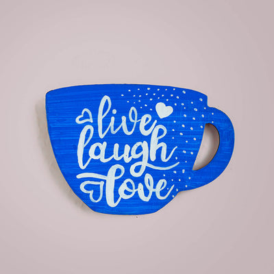 Live, Laugh, Love in Coffe Cup Fridge Magnet