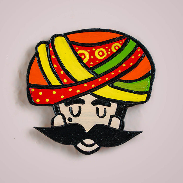 Cool Indian Characters MDF Fridge Magnets - Set of 3 - Zwende