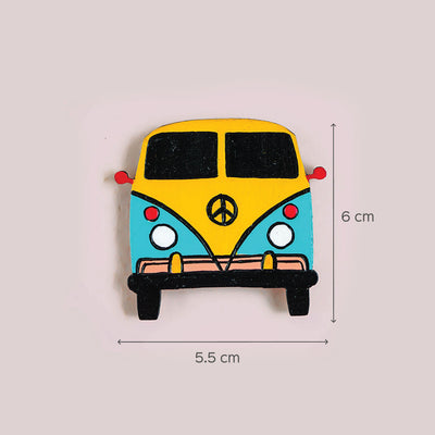 Volkswagen Van MDF Fridge Magnet
