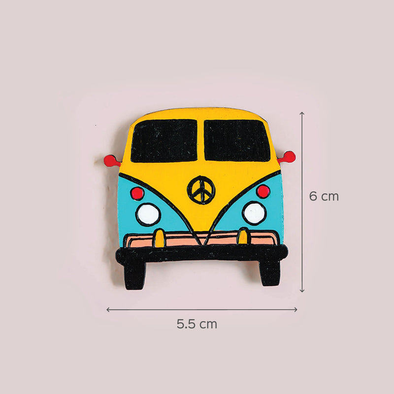 Volkswagen Van MDF Fridge Magnet