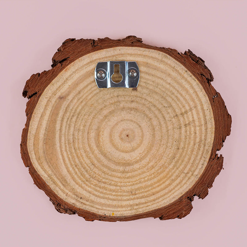 Handpainted Bark Wood Hanging - Scooty