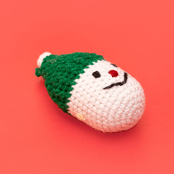 Handmade Snowman Crochet Ornaments For Christmas Tree Decoration | Set Of 2