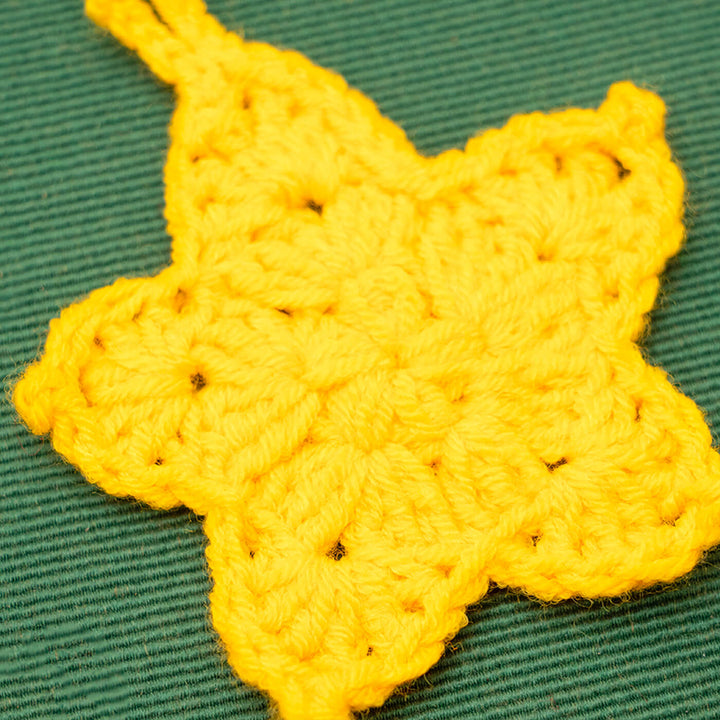 Handmade Star Crochet Ornaments For Christmas Tree Decoration | Set Of 2