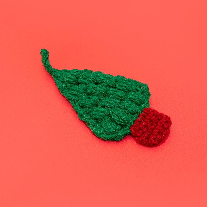 Handmade Xmas Tree Crochet Ornaments For Christmas Tree Decoration | Set Of 2