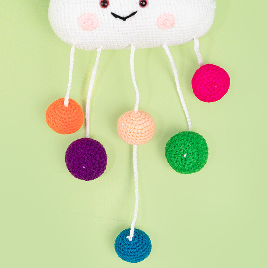 Handmade Crochet Cloud Toy