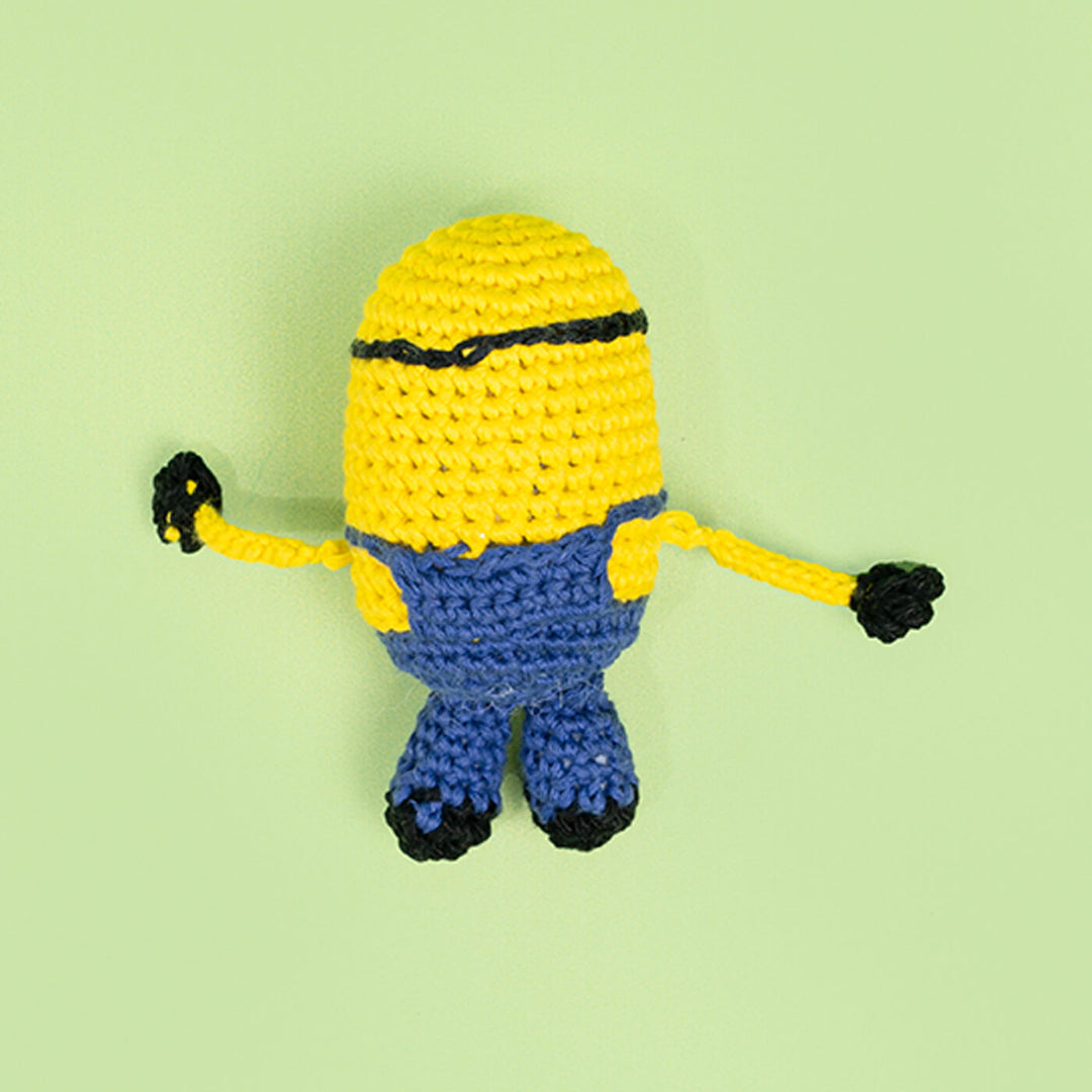 Handmade Crochet Minion Toy