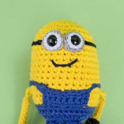 Handmade Crochet Minion Toy