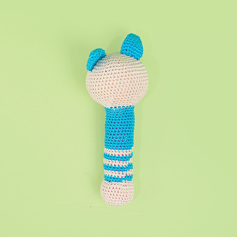 Handmade Crochet Sleepy Cat Toy