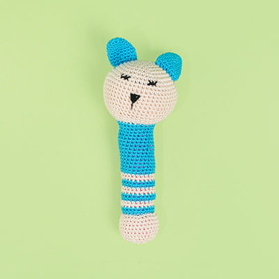Handmade Crochet Sleepy Cat Toy