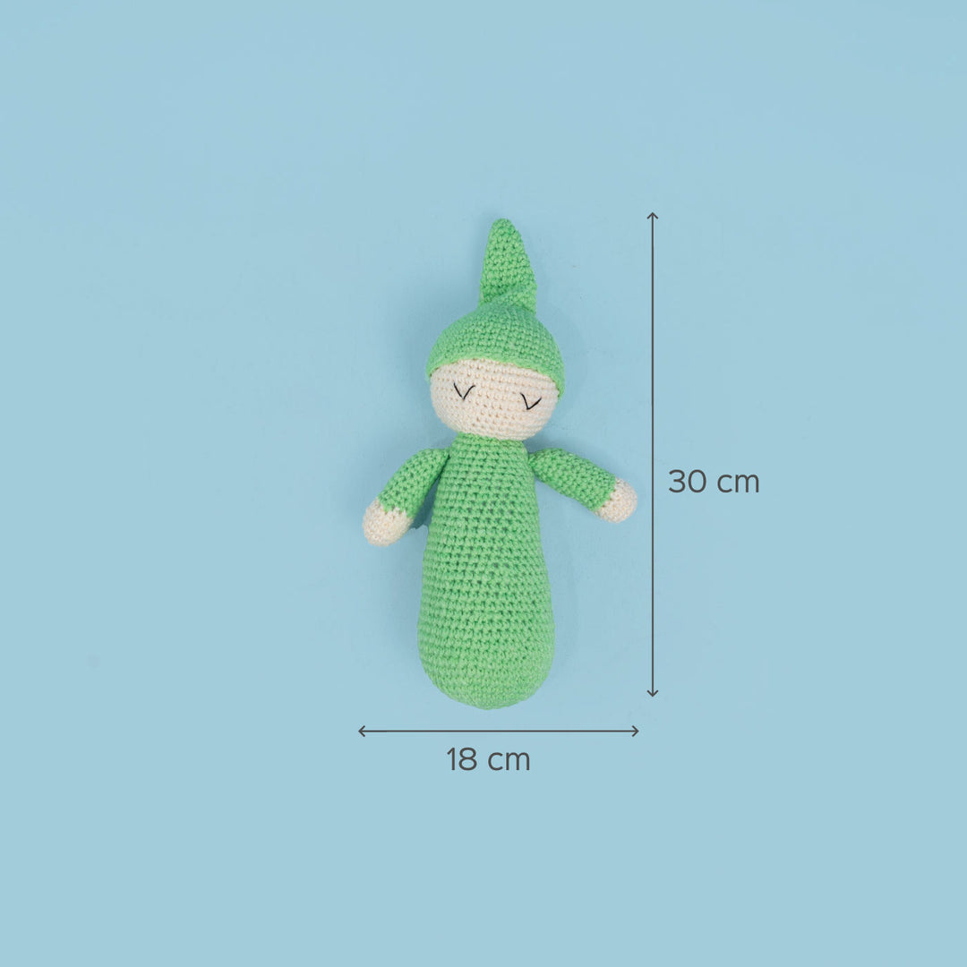 Handmade Crochet Sleepy Head Toy