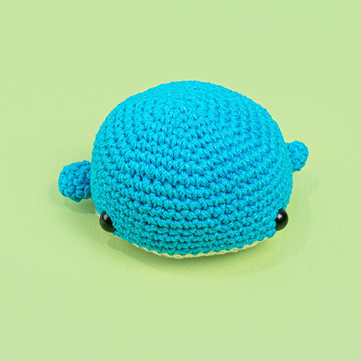 Handmade Crochet Whale Toy