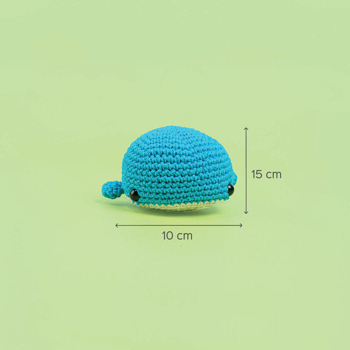 Handmade Crochet Whale Toy