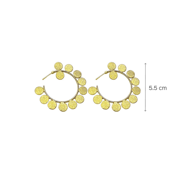 Matt Circle Style Hoops