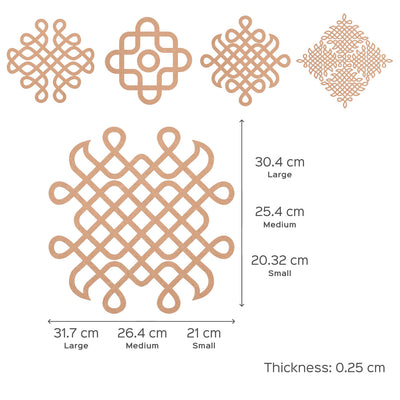 Ready to Paint MDF Kolam Base - 2634