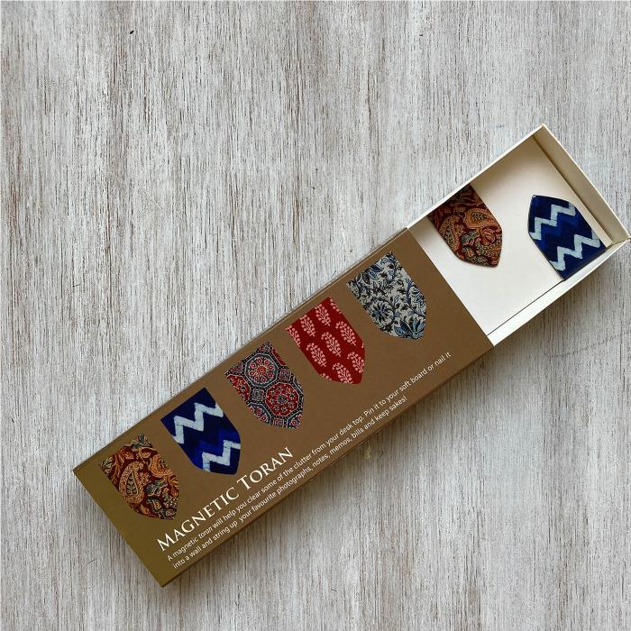 Mini Magnetic Torans - Fabric Patterns | Desk Décor