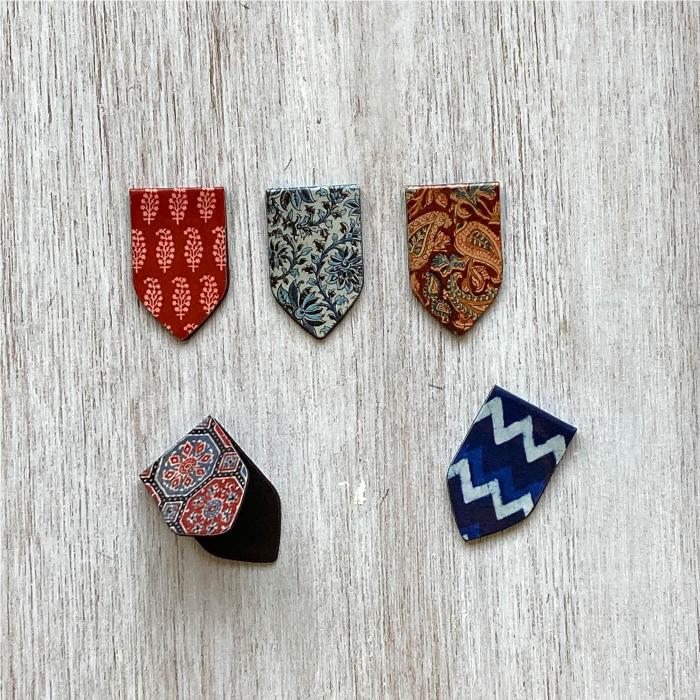 Mini Magnetic Torans - Fabric Patterns | Desk Décor