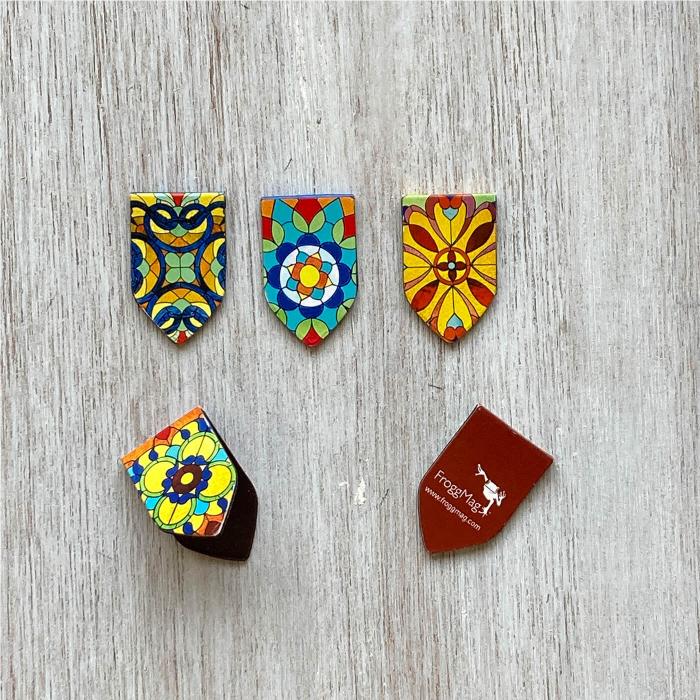 Mini Magnetic Torans - Stained Glasses | Desk Décor