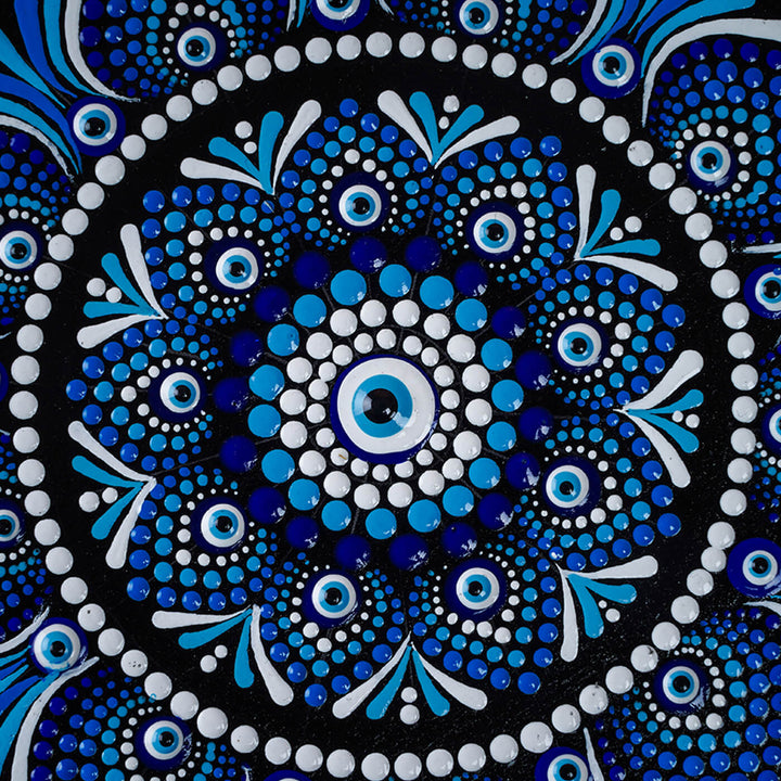 Handpainted Mandala Dot Art MDF Wall Decor