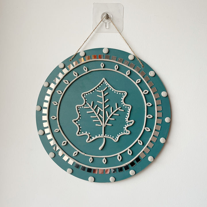 Maple Leaf Mirror Art Wall Decor