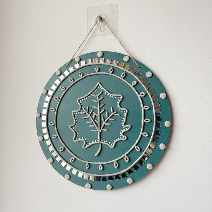 Maple Leaf Mirror Art Wall Decor