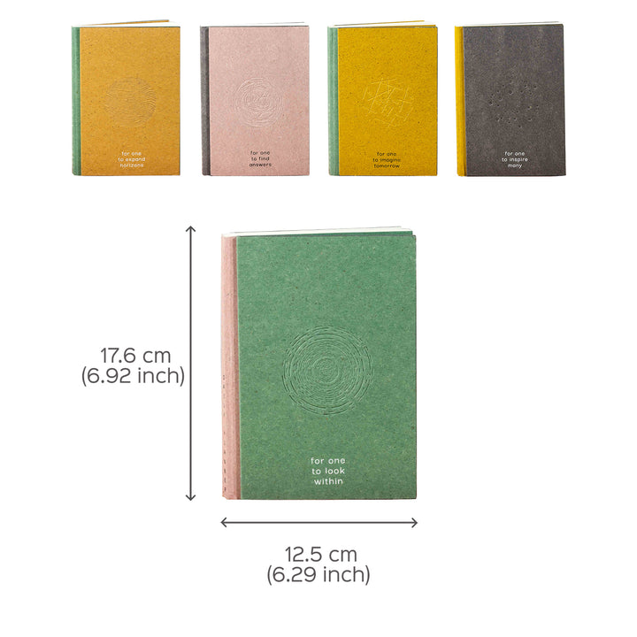 Personalized Undated Eco-friendly Mini Daily Planner | 160 Pages, B6