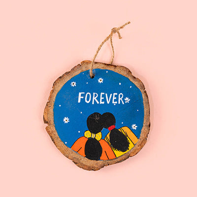 Forever Mango Wood Bark Wall Decor