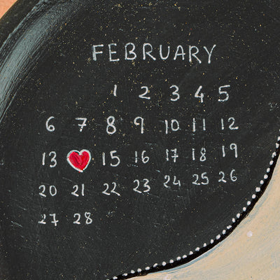 Set Of 2 Wall Plates With Wedding Date