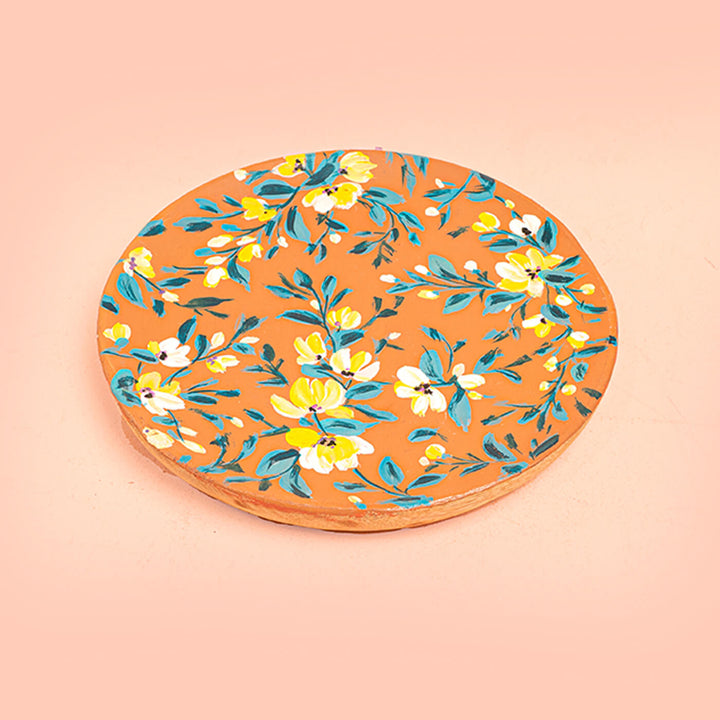 Floral Art Wall Plate