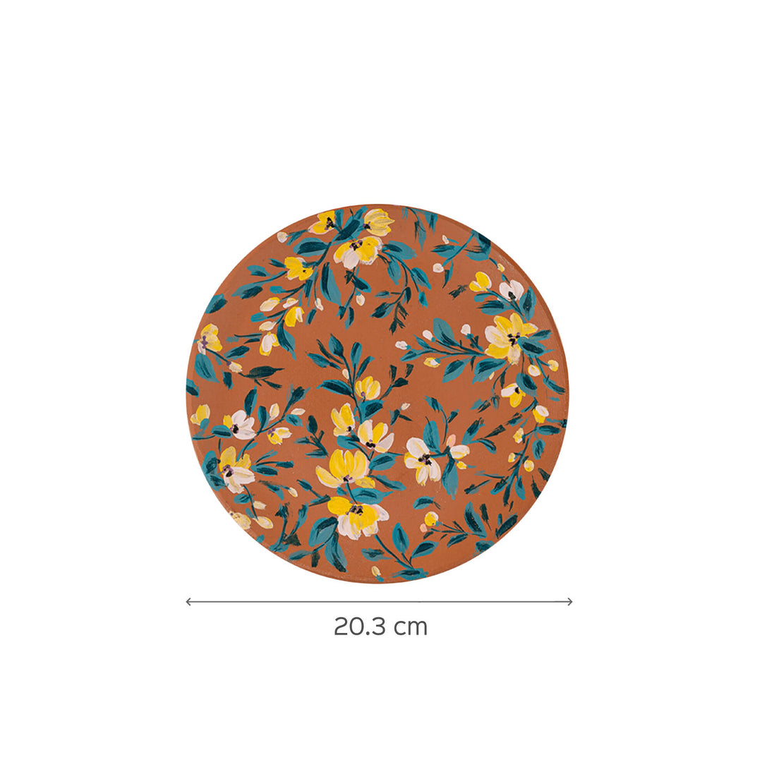 Floral Art Wall Plate