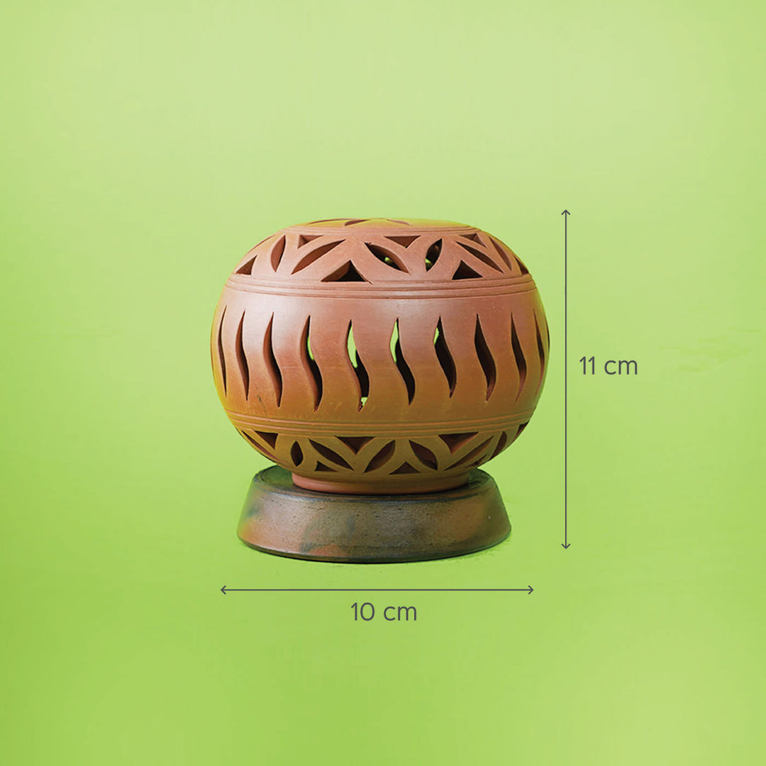 Handcrafted Terracotta Kulhadi Candle Holder