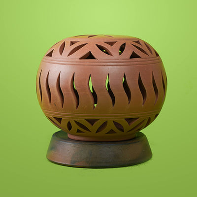 Handcrafted Terracotta Kulhadi Candle Holder