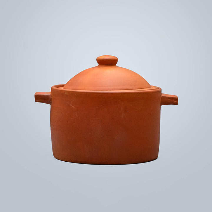 Handmade Terracotta Cooking Pot with Lid