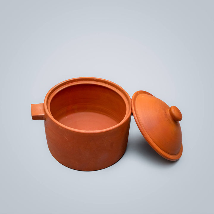 Handmade Terracotta Cooking Pot with Lid