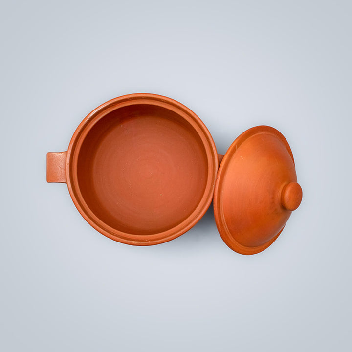 Handmade Terracotta Cooking Pot with Lid