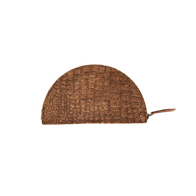 Half Moon Coconut Leather Purse