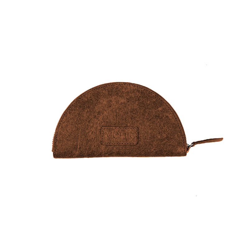 Half Moon Coconut Leather Purse