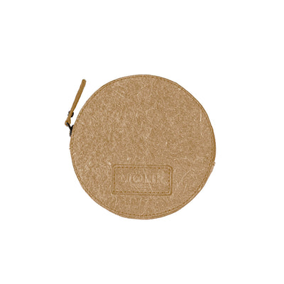 Round Coconut Leather Wallet