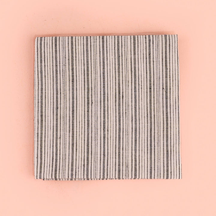 100% Cotton Striped Woven Kitchen Napkins - Set of 4
