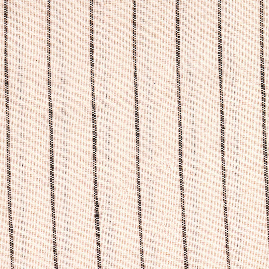 100% Cotton Striped Woven White Napkins - Set of 4