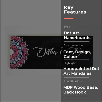 Rectangular Dot Art Nameboard