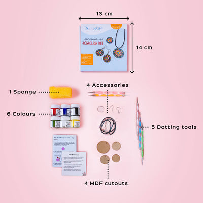All-Inclusive Jewelry Dot Art DIY Kit