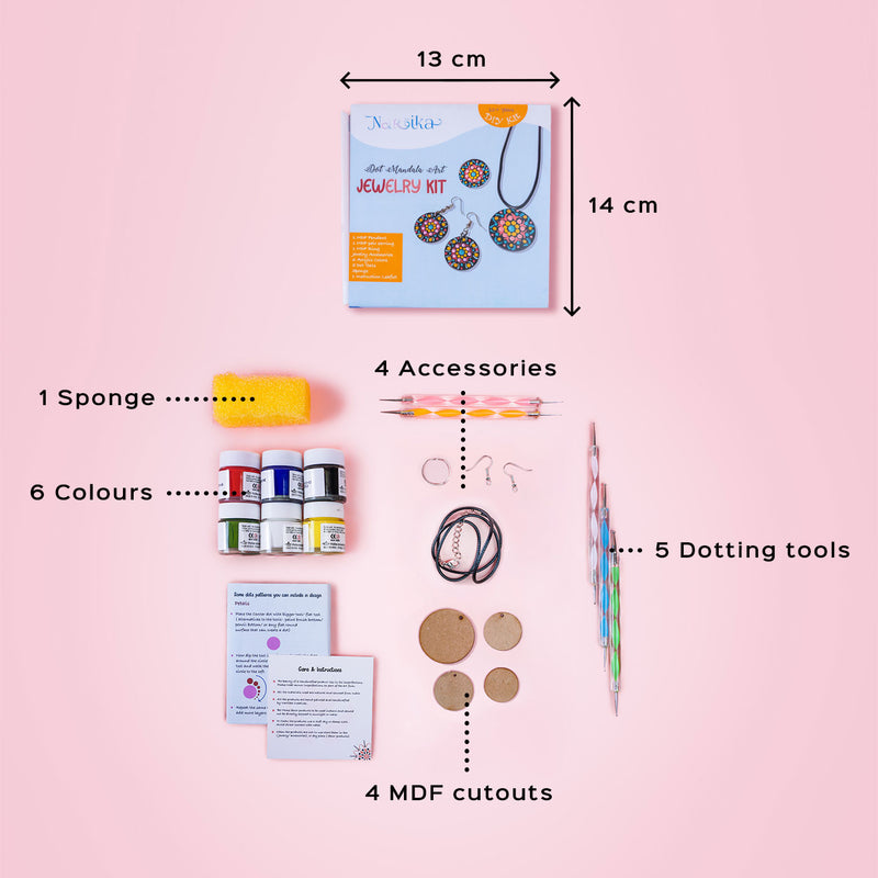 All-Inclusive Jewelry Dot Art DIY Kit