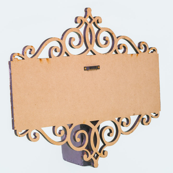Rectangular Cutwork Nameboard with Dot Art - Zwende