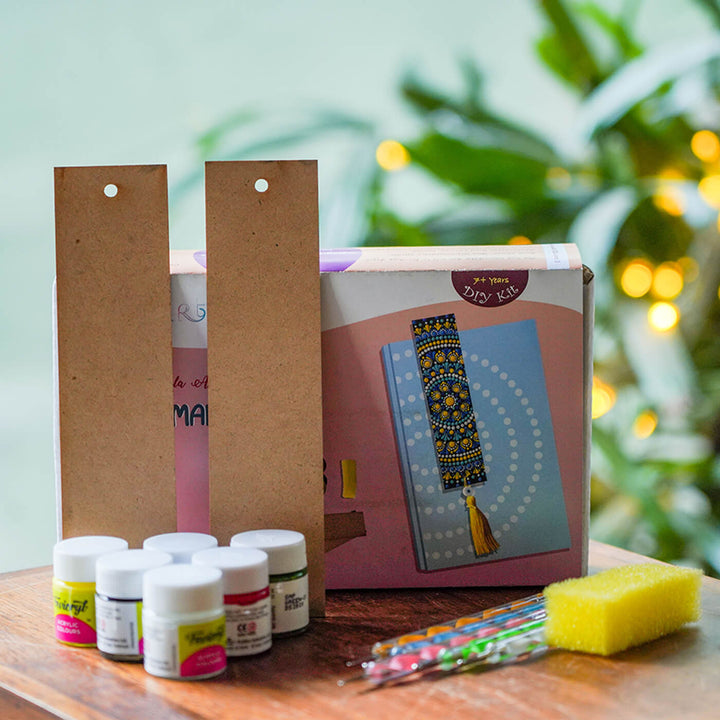 All-Inclusive Dot Art DIY Kit - Set of 2 Bookmarks - Zwende
