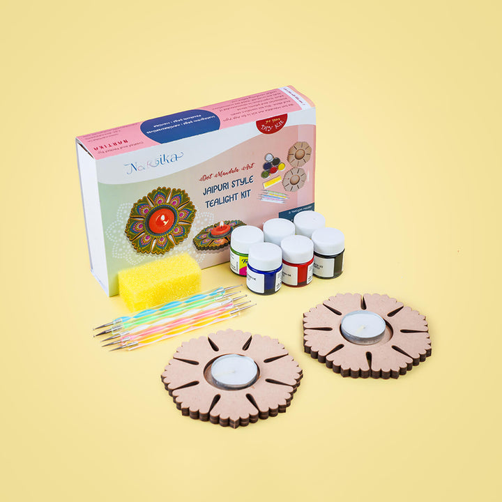 Dot Art Tealight Holder DIY Kit