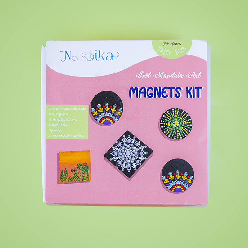 All-Inclusive Dot Art DIY Kit - Set of 2 Fridge Magnets