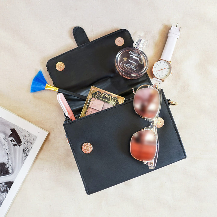 Charisma All Over' Black Sling Bag