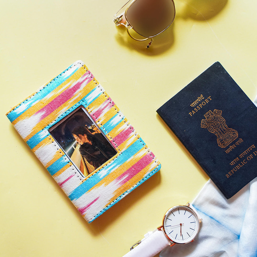 Multi-coloured Passport Cover