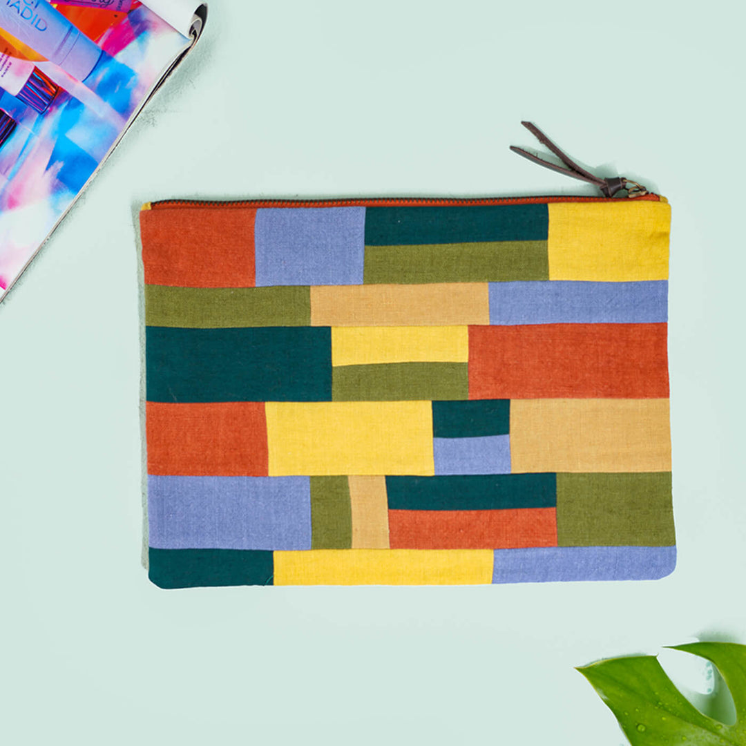 Upcycled iPad Sleeve - Multicolor