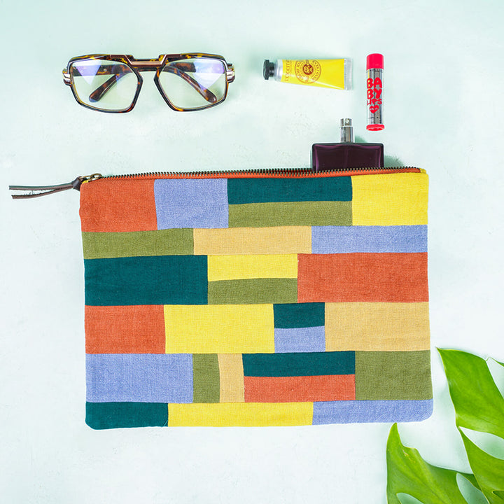 Upcycled iPad Sleeve - Multicolor